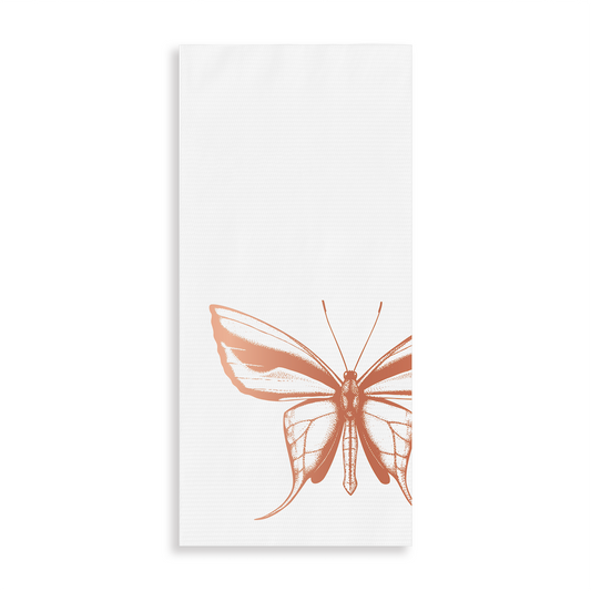 Butterfly guest towels