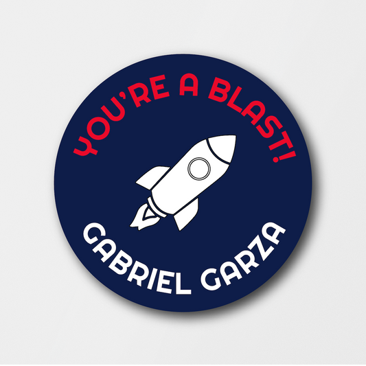 TARJETA COHETE SAN VALENTINE