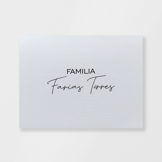 Family Linen Card