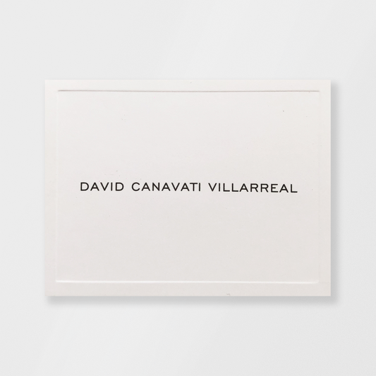 PANEL SERIF CARD