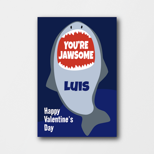 TARJETA INCREIBLE TIBURON