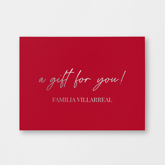 A gift for you Card