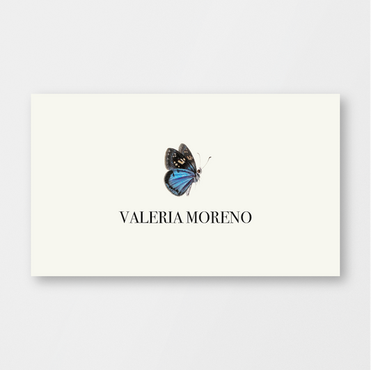 SOBRE BILLETERO MARIPOSA AZUL