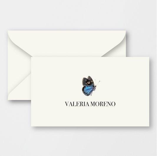 Blue Butterfly Envelope