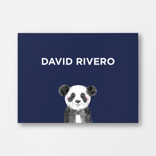 Blue Panda Card