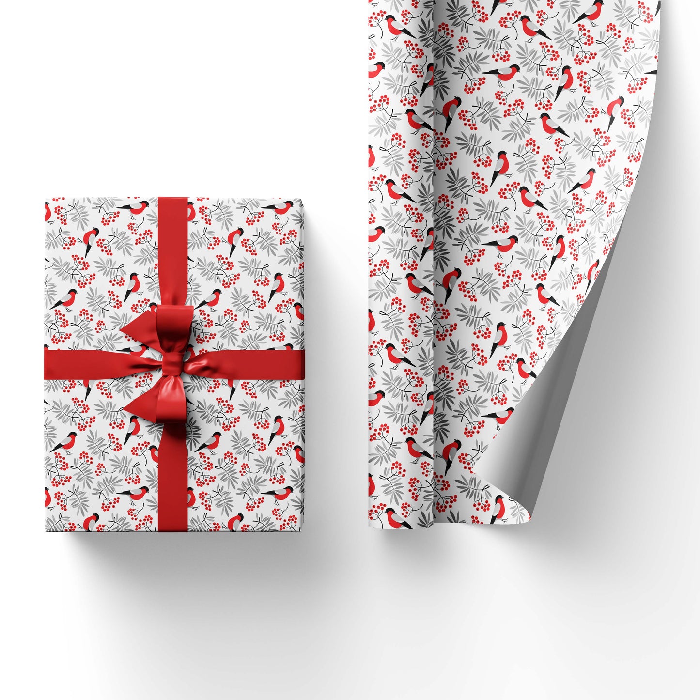 RED CARDINAL WRAPPING PAPER