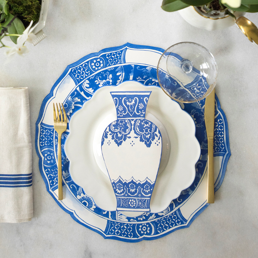 China Blue Vase Table Accent