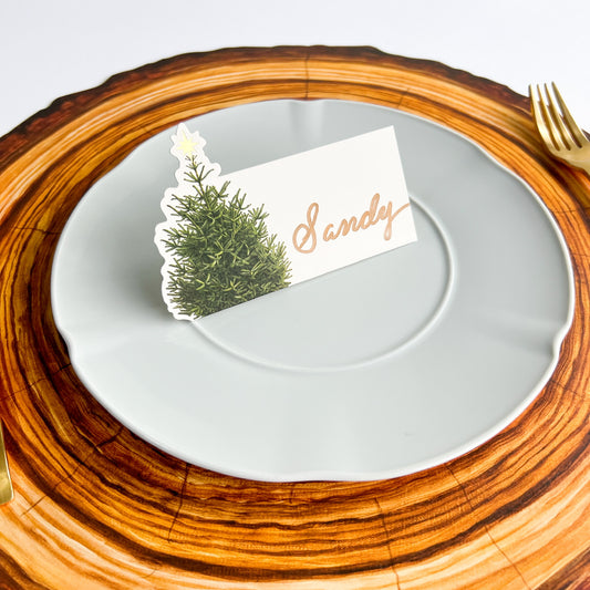 Christmas Tree Place Cards