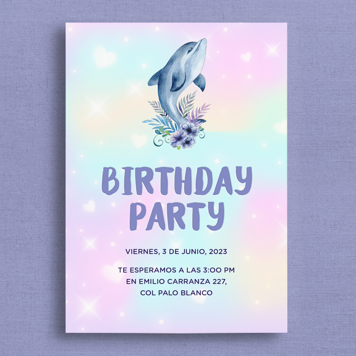 Dolphin birthday party