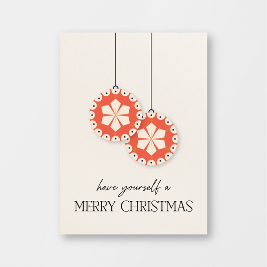 Christmas Ornaments Card