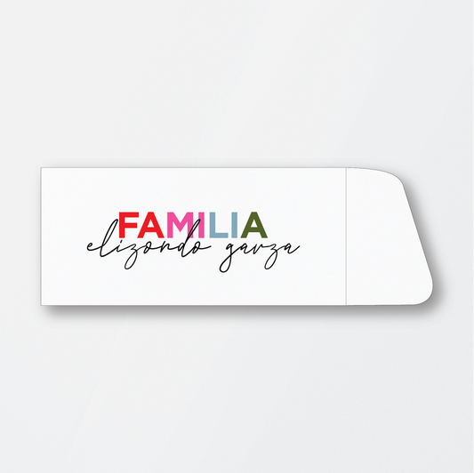 Colored Letters Money Holder