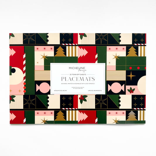 Geometric Christmas Placemats
