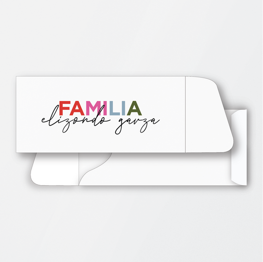 Colored Letters Money Holder