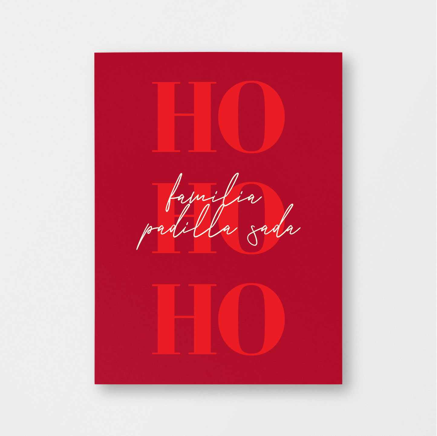 RED HOLIDAY CARD