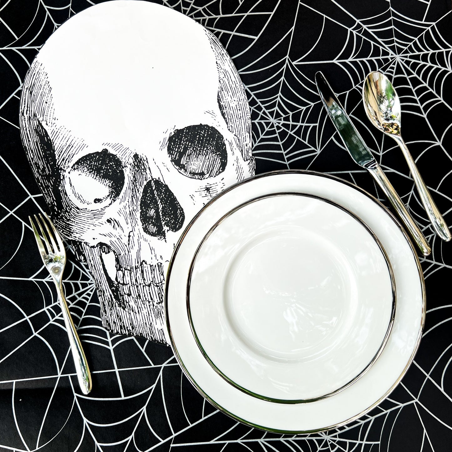 Die Cut Skull Placemats