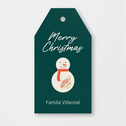 SNOWMAN TAG