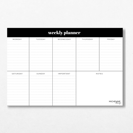 Planificador semanal 