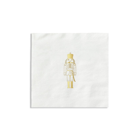 Gold Nutcracker Cocktail Napkin